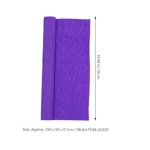 VILLCASE 5 Rolos De Papel Crepom Flor De Papel Crepom Kits DIY Artesanato Papel Amassado DIY Papel O