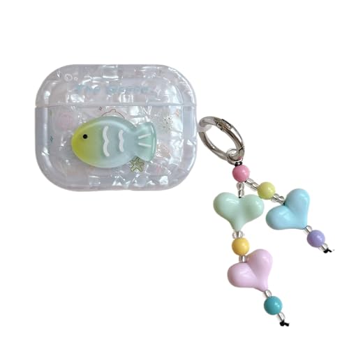 SCQYCWA EarPods�A�N�Z�T���[ Airpods Pro 2�p�A�V���C�j�[�L���[�g�Ŋy�����C���J�t�B�b�V���v�����g�V�F���f�U�C���C���z���P�[�X�J�o�[ �y���_���g�t�� (��)