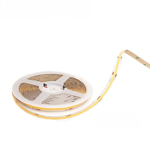 Tira LED COB 3000K Blanco Cálido 24V 10W/m 480 LEDs/m miniatura 1