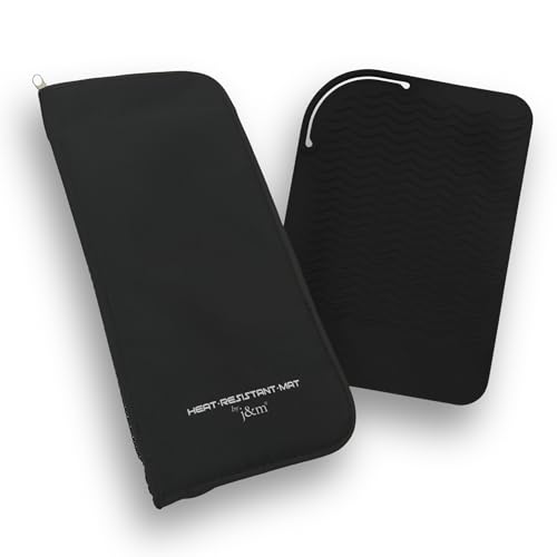 Set funda térmica y tapete silicona para planchas de pelo miniatura 1