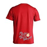 [アートワークスコウベ] バレーボール Tシャツ 半袖 練習着 ドライ バレーボールをしている時間が好き ユニセックス XXXL レッド
