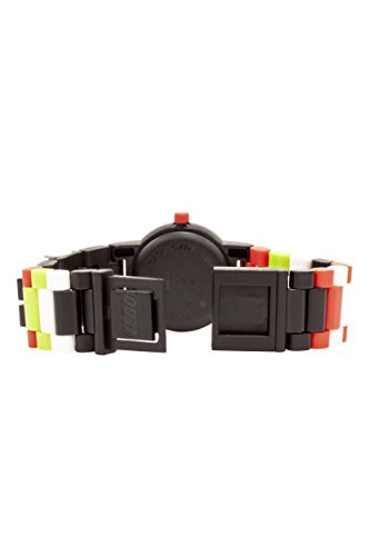 Image of LEGO Kid's Analog Watch Set Minifigure Link City Fire Fighter 802159