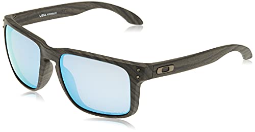 water transmission - Oakley Men's OO9417 Holbrook XL Square Sunglasses, Woodgrain/Prizm Deep Water Polarized, 59 mm