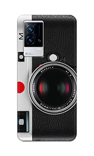 Image of Printed Hard Back Cover Case for Vivo IQOO 9 5G Back Cover (Vintage Camera) -702