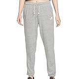 Nike Damen W Nsw Gym Vntg Easy Pants, Dk Grey Heather/White, S EU