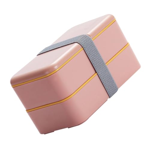 TOYMYTOY スル二段重ねランチホルダー 入り 実用的な離コンパートメント付き お弁当箱 通勤 ピクニック用