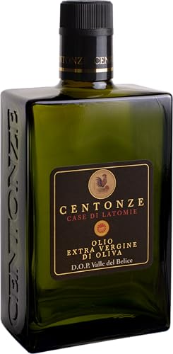 Centonze - Olio Extra Vergine Di Oliva - D.O.P. Valle Del Belice - Bottiglia Capri 0,50L-image