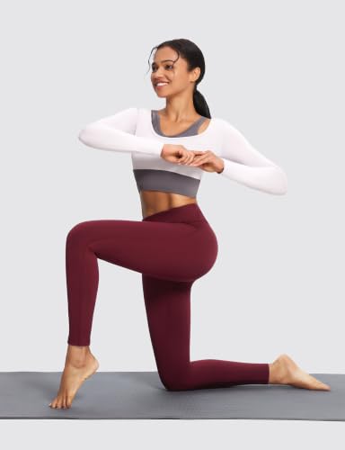 Image of baleaf Women's Fleece Lined Leggings, High Waisted | Thermal Warm Winter Tights, Thick Yoga Pants, Cold Weather, with Pockets