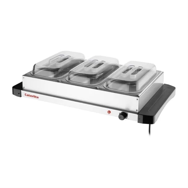 Caterlite plateau chauffant de table et grand serveur de buffet