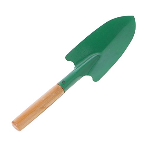 Mikiya Wooden Handle Reinforced Gardening Shovel For Loose Soil Planting Easy Use Garden Tool For Flower Planting