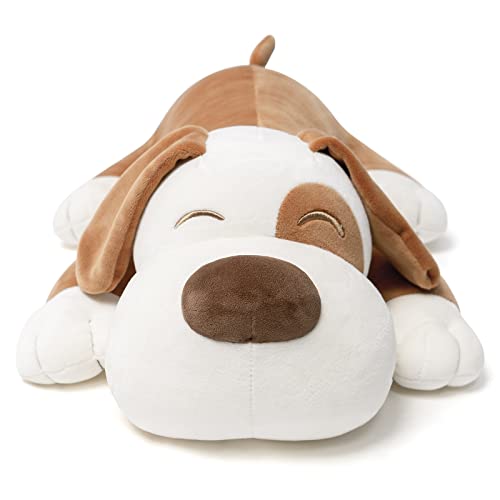 Image of Niuniu Daddy 1.9LB 15in Weighted Stuffed Animals, Puppy Dog Sensory Plush