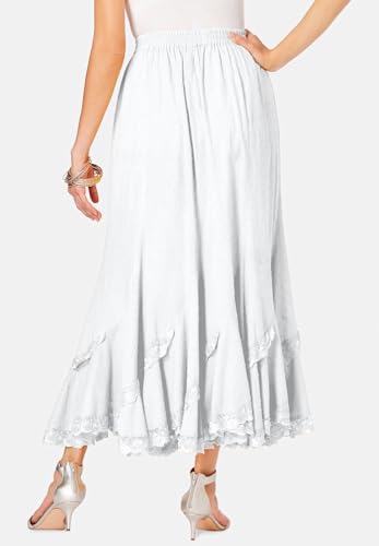 Roaman's Women's Plus Size Plus Size French Skirt2