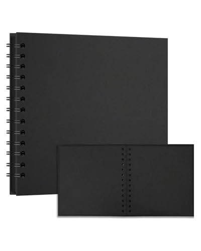 Álbum de fotos DIY vintage, cuaderno de viaje retro de 7 pulgadas cuadradas con hojas sueltas, 20 hojas / 40 páginas en papel kraft para recuerdos de parejas, familia, graduación y regalos miniatura 1