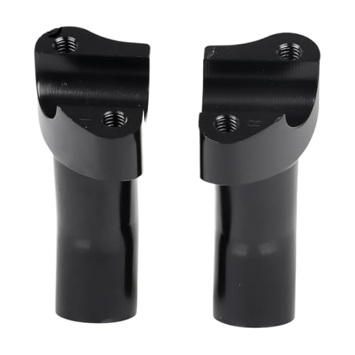 Clip montage sur guidon supports de rehausseurs aluminium noir pour Dyna