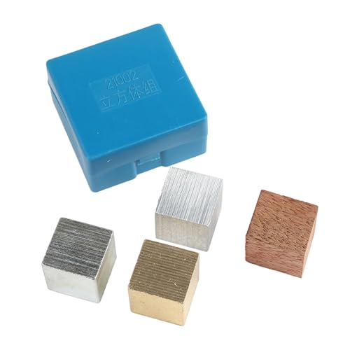 Kokiya Density Cube Set Portable Iron Wooden Aluminum Cube for Lab School