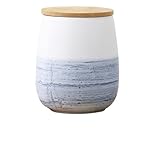 Boîte en céramique avec couvercle – un accessoire de rangement indispensable pour la maison, bocal de cuisine en céramique