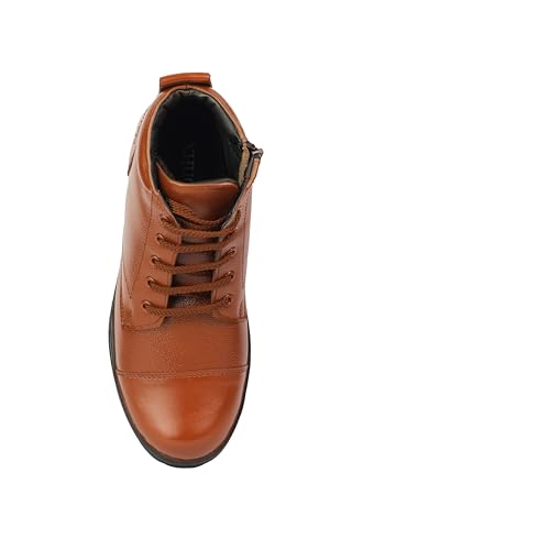 Image of XHUGOY COMBAT POLICE DMS WARDI BOOT IN BLACK|TAN