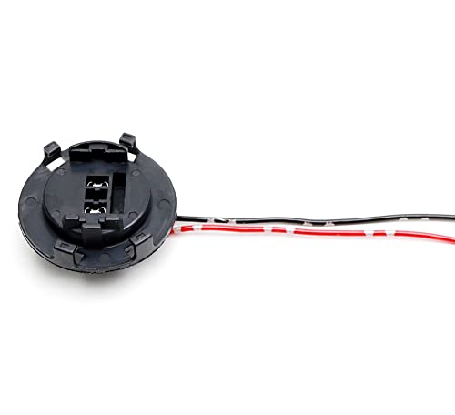 Ijdmtoy One Pair Oe-Spec H7 Headlight Bulb Socket Retainer Holder Adapters Compatible With Hyundai Tucson Mistra, Kia Sedona/Carnival Forte/Forte5, Vw New Lavida/New Gran Lavida/K3 #TOP1