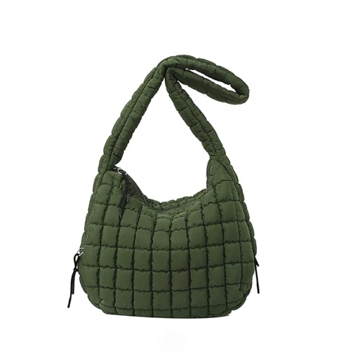 Bolsa acolchoada acolchoada para mulheres ysl bolsa de viagem bolsa de nuvem feminina puffer hobo moderna bolsa Y102army-green