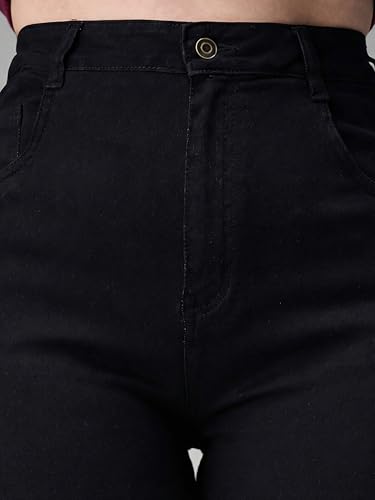 Image of Miss Chase A+ Women's Bootcut High Rise Regular Length Stretchable Denim Jeans