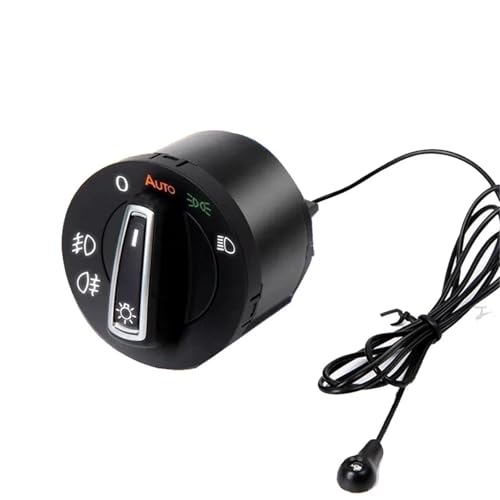 interruptor de dirección para coche Interruptor automático para faros delanteros de coche, compatible con accesorios Virtus 2022 2023 2024 Polo Sedan