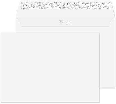 Blake Premium Business C5 162 x 229 mm 120 gsm Peel & Seal Wallet Envelopes (31707) Ice White Wove - Pack of 500