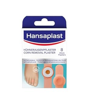 Hansaplast Hühneraugen Pflaster 1 x 8 Stück Pflaster mit Salicylsäure zur Entfernung von Hühneraugen schmerzlin