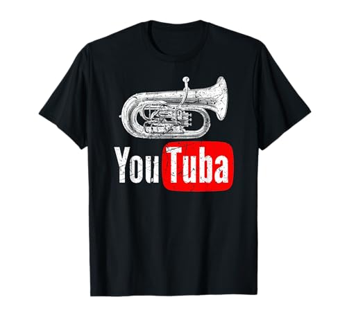 You Tuba - Divertida banda de marcha vintage Tuba Euphonium Camiseta