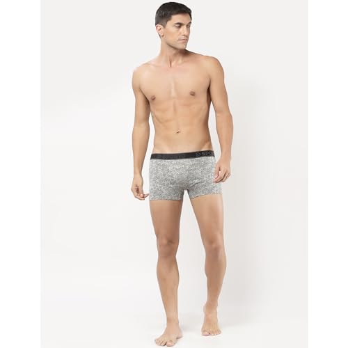 Image of sporto Macho Men's Cotton Spandex Trunk | Premium Single Jersey Fabric | Branded Outer Elastic Waistband | Double-Layer Contour Pouch | Breathable Innerwear
