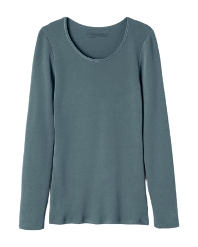 T-Shirt Thermolactyl Femme Vert Manches Longues Isolation Thermique