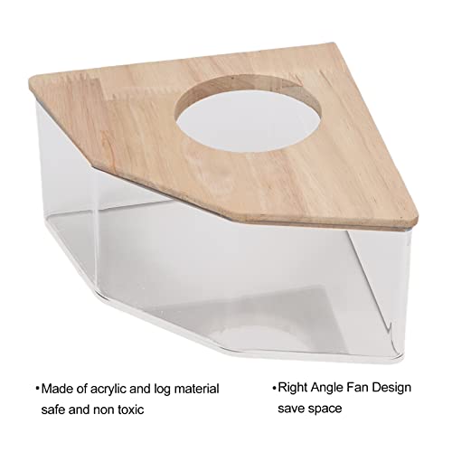 Bagno di sabbia per criceti, scatola da bagno per