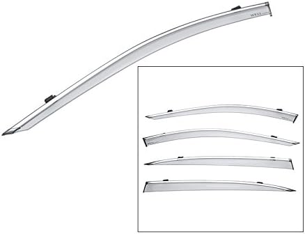 WellVisors Window Visors 09-15 Compatible with BMW 7-Series F02 Sun Visors Deflectors