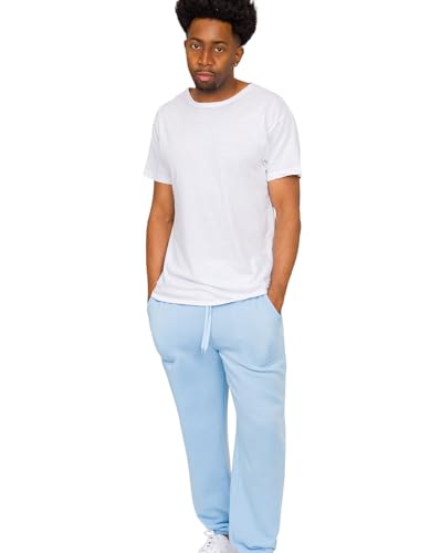 G-Style USA Men's Casual Lounge Fleece Sweatpants with Pockets FL78-GSTYLE - Sky Blue - X-Large