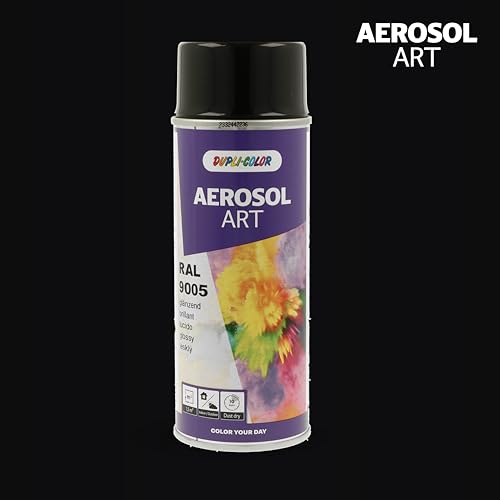 DUPLI-COLOR AEROSOL ART RAL 9005 Tiefschwarz glänzend 400 ml - Sprühfarbe – Ansicht 2