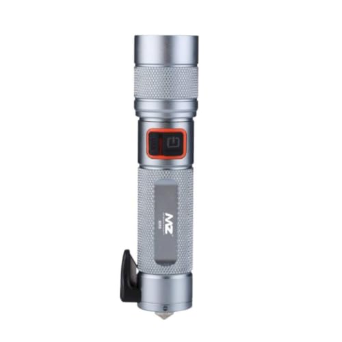 Image of WOZIT Rechargeable Torch Light High Power with Car Escape Tool (Multicolor)