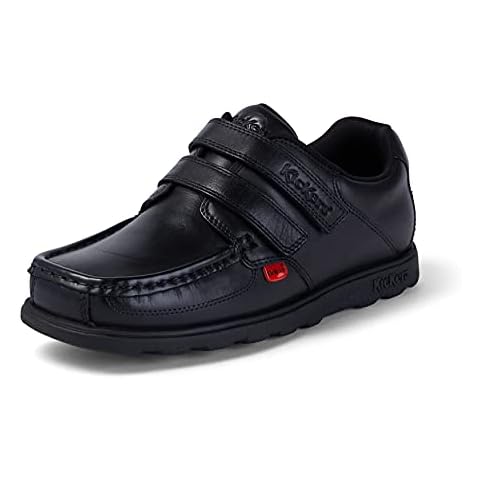 Kickers Fragma Leather School Shoes for Boys Cover