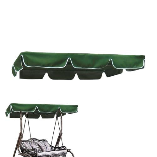 Fuuxtci Techo de repuesto para silla colgante de jardín, resistente al agua, protección UV, techo de repuesto para , para lluvia, polvo, patio trasero, jardín, terraza, balcón, parque infantil