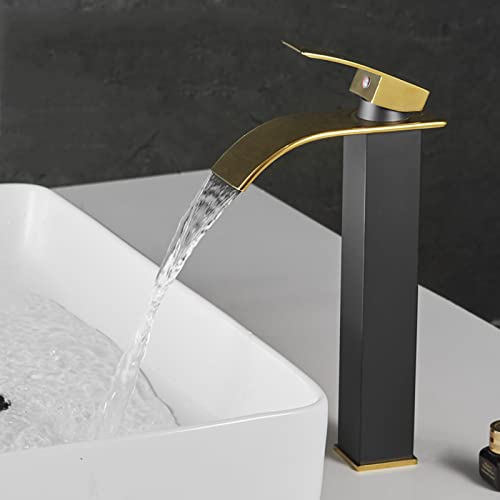 Robinet de cascade à un trou LWX avec jet d'eau fluide pour vasque