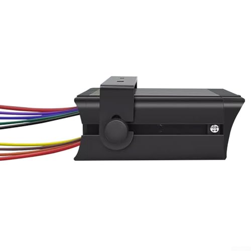 Panneau de commande 12V 40A noir à 6 interrupteurs à bascule