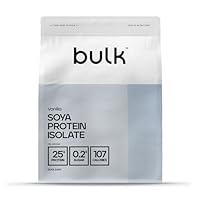 Bulk Soja-Protein Isolat 90, Veganes Eiweißpulver, Vanille, 1 kg