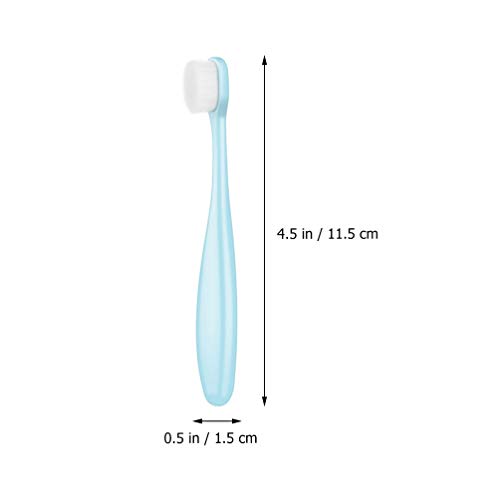 ARTIBETTER 3 Pcs BebÃª Escova de Dentes Macia Escova de Dentes de Silicone para BebÃªs Profundamente