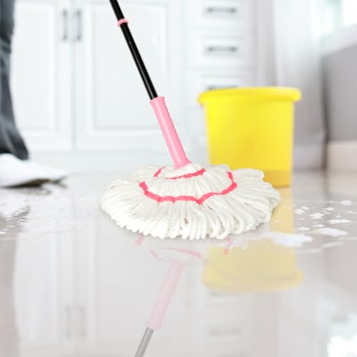 Image of Replacement Mop Head,Suitable for XXFLOWER Self-Wringing Twist Mop | Replacement Self-Wringing Mop,Hand Washable for Floor, Kitchen, Bedroom, Indoor and Outdoor Cleaning (Not Include Handle)