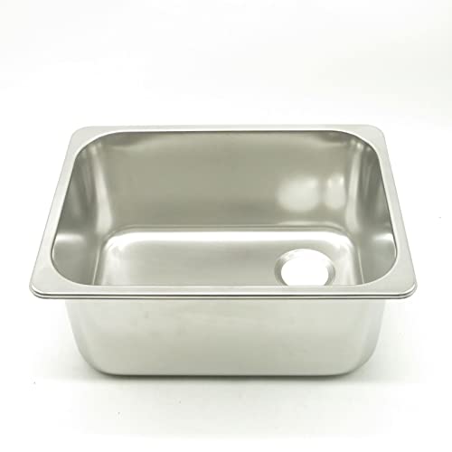 GeBOOTE24 An- & Verkauf Edelstahl Einbauspüle 255x260x150 Pantry Spülbecken Spüle Waschbecken rechteckig