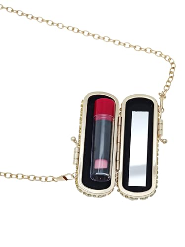 Women's Rhinestone Embellished Crossbody Bags Mini Glossy Finish Clutch Purse Evening Handbags With Chain3