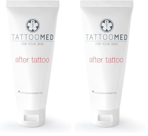 TattooMed After Tattoo - Cuidado del tatuaje para pieles tatuadas - 1 x 25ml (Paquete de 2)