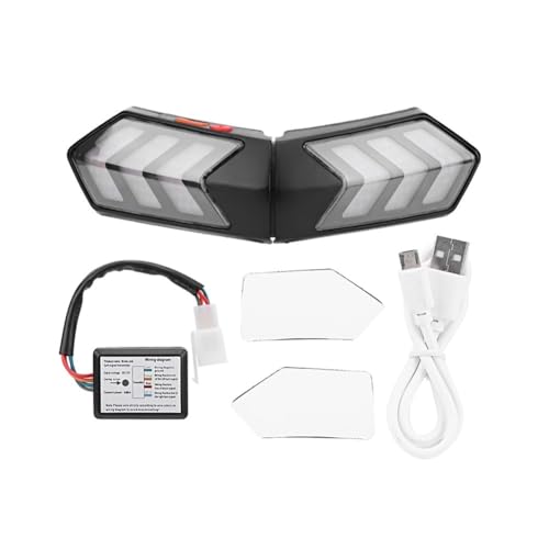 Feu de sécurité LED casque moto pour éviter les dangers de l'angle mort