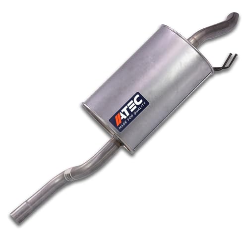 ATEC Germany 1x Silencieux arrière Compatible avec FIAT PUNTO (188_), PUNTO Box/Schrägheck (188_)
