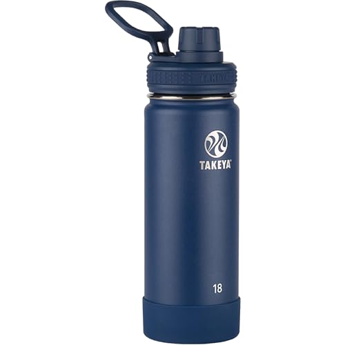 Takeya Actives Water Bottle with Spout Lid - Bottle with Double S...