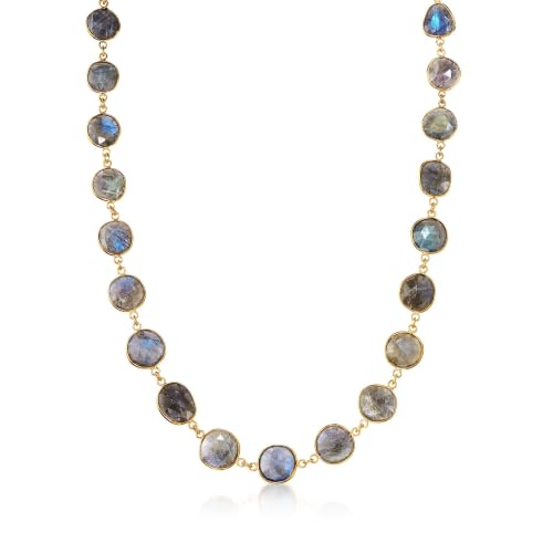 Ross-Simons Labradorite Necklace in 18kt...