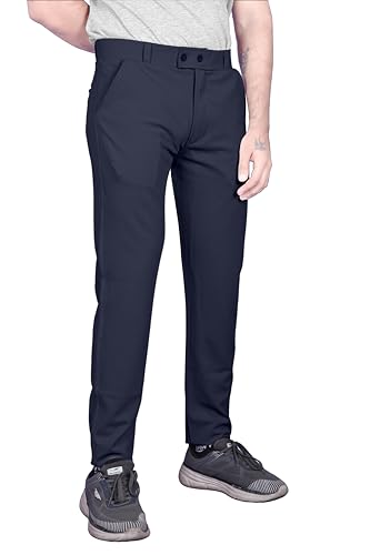Image of HARSHAD KUMAR & CO Men's Flexible Formal Trousers, Dress Pants